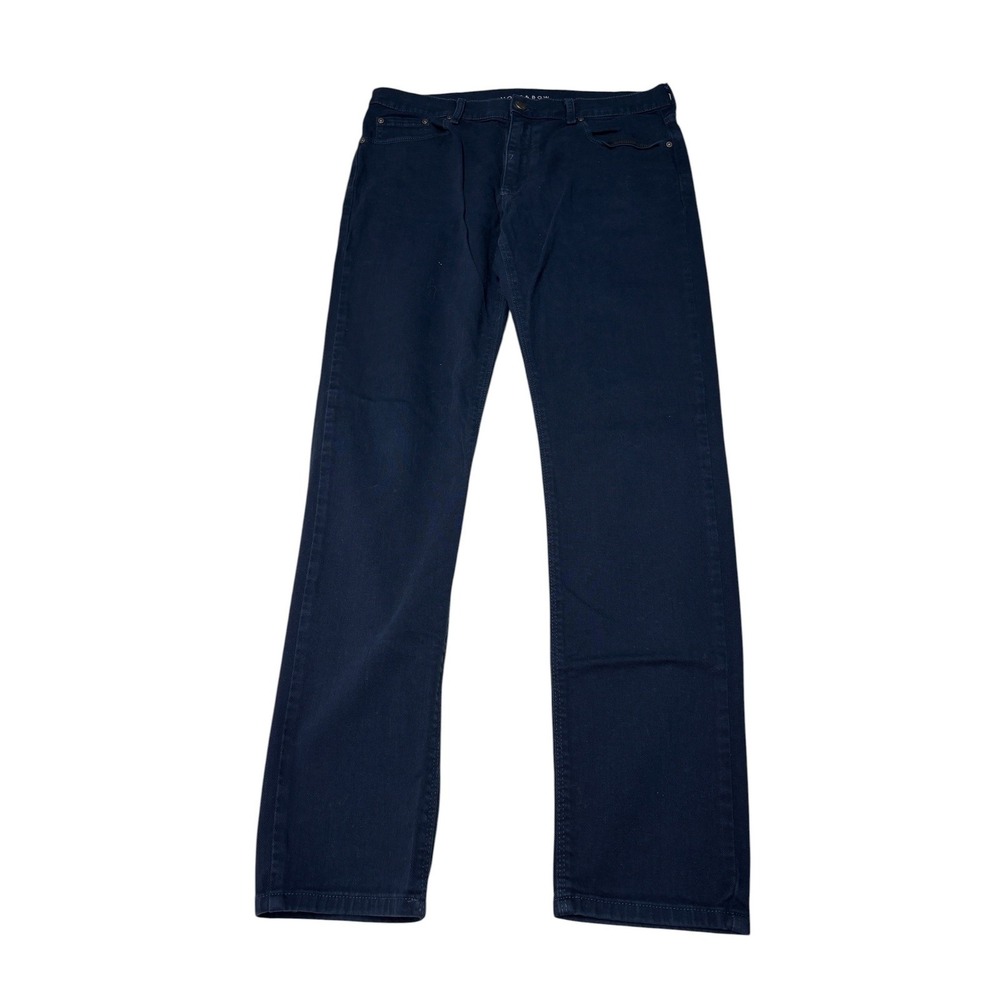 Mott & Bow Mens Skinny Jeans 33x32 Dark Navy Blue Stretch Denim Slim Fit